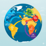 visualization of comparative advantages and global economics