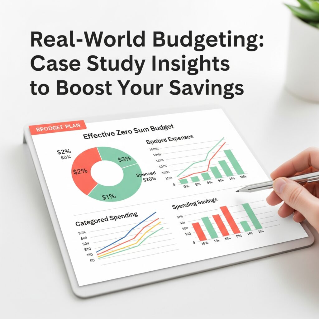 visualization of a budget analysis