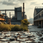 visualization of a community affected by significant job loss