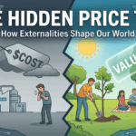 visualization of externalities as price tag on world economics
