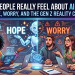 visualization of hope and worry about AI