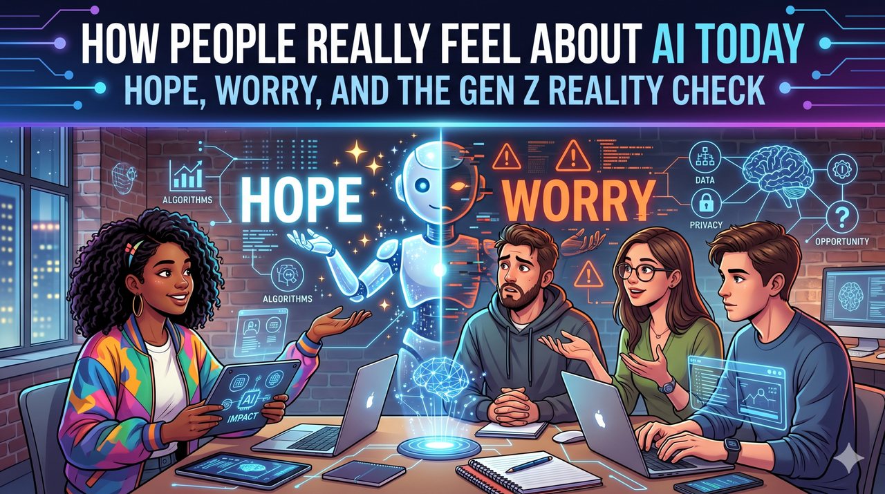 How People Really Feel About AI Today: Hope, Worry, and the Gen Z Reality Check