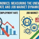 Visualizations of labor economics, unemployment rate, and job market dynamics