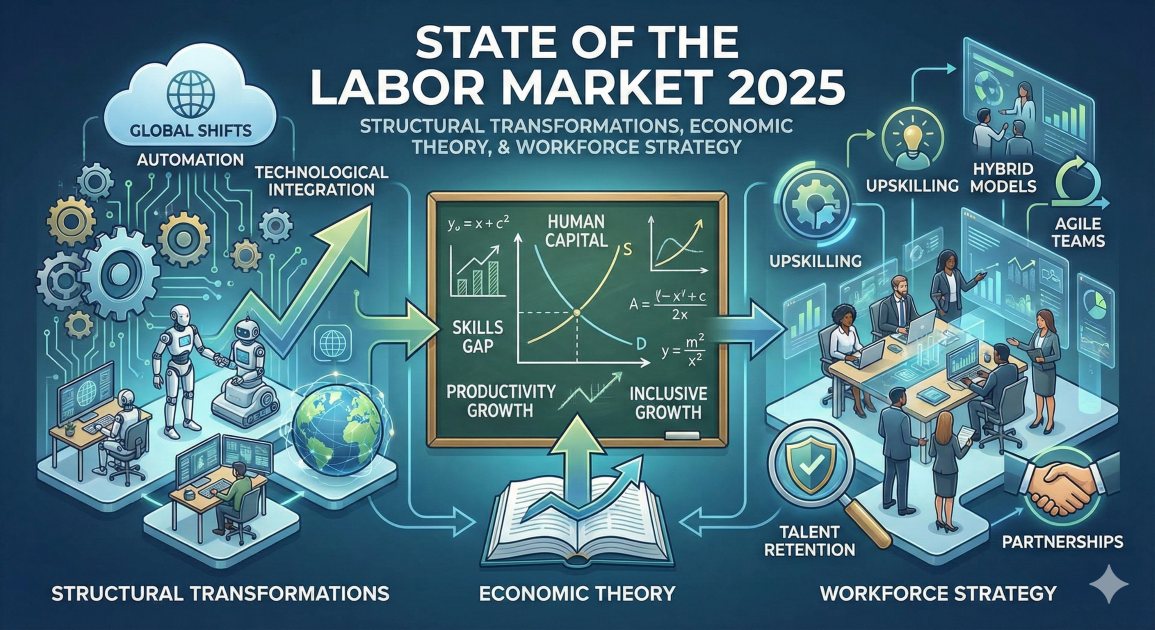 State of the Labor Market 2025: Structural Transformations, Economic Theory, and Workforce Strategy