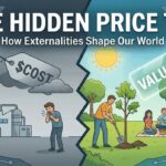 visualization of externalities as price tag on world economics